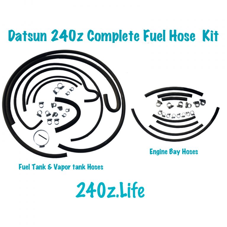 Datsun 240z Fuel Hose Complete Kit
