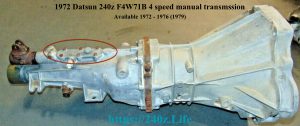 Shift Lever Bushings For Datsun 240Z, 260Z, 280Z, 620 & 1200 - Genuine Nissan Parts