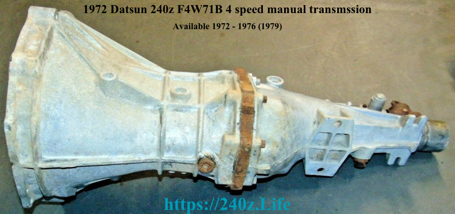 1972 Datsun 240z Transmission F4W71B bottom